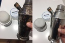 "EinStein" Putz- und Polierstein Silber Shaker, Besteck