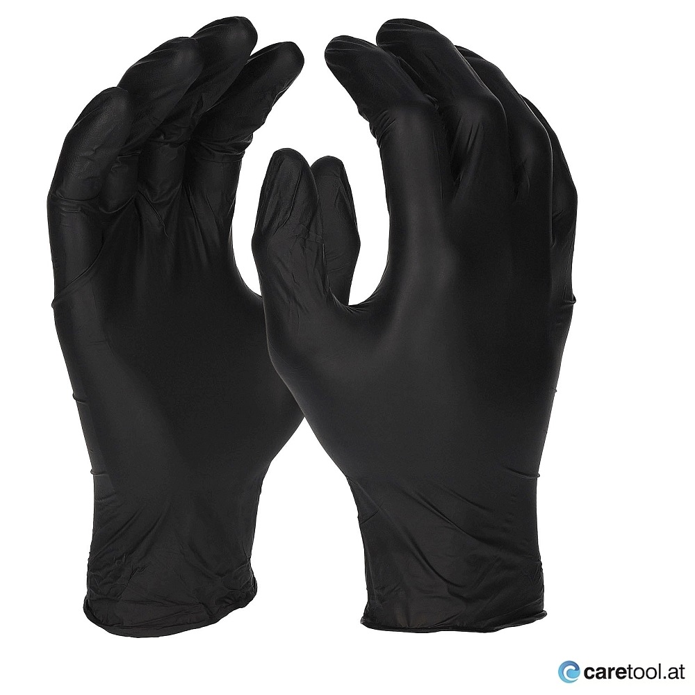Einweghandschuhe, Nitril, sensitive, schwarz