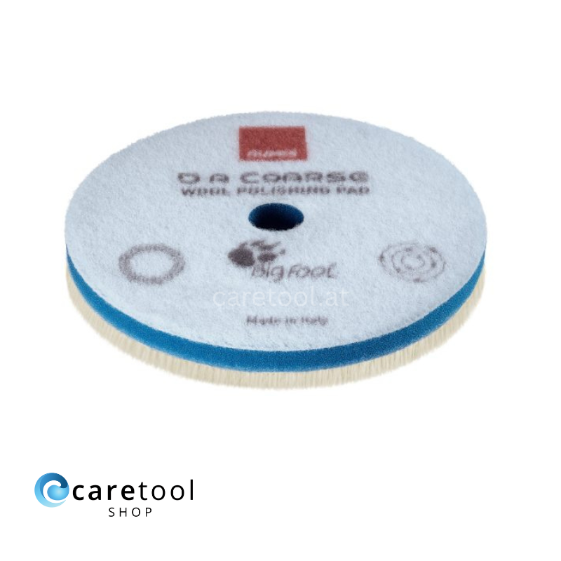 RUPES D-A COARSE Wool-Pad, blau Ø 75 mm